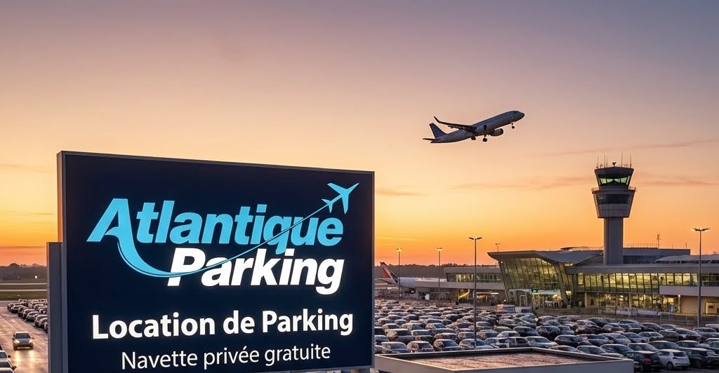 parking extérieur + service navette